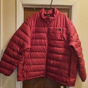 The North Face Red Quilted Jacket